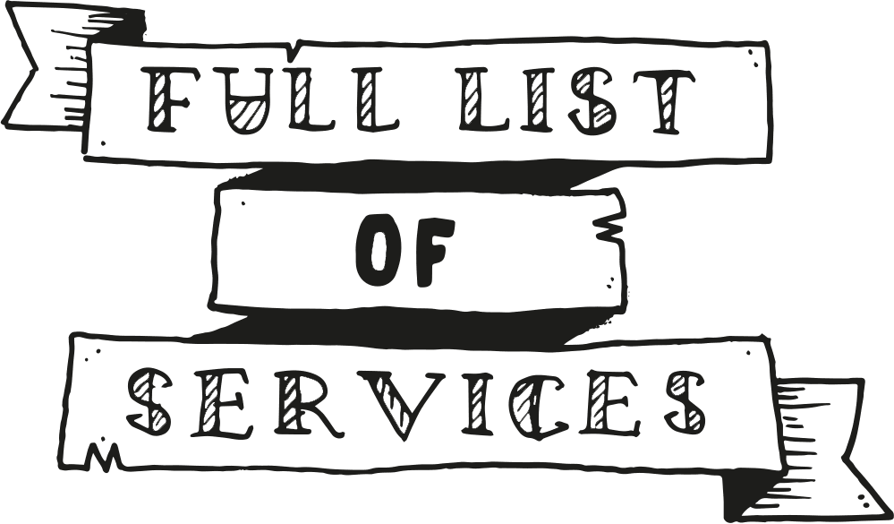 Full List of Services